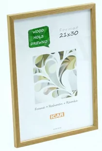 Icar Ramka 21X30 drewniana kolor dębowy PINIA RIC21PINIA(4) - Ramki na zdjęcia - miniaturka - grafika 1