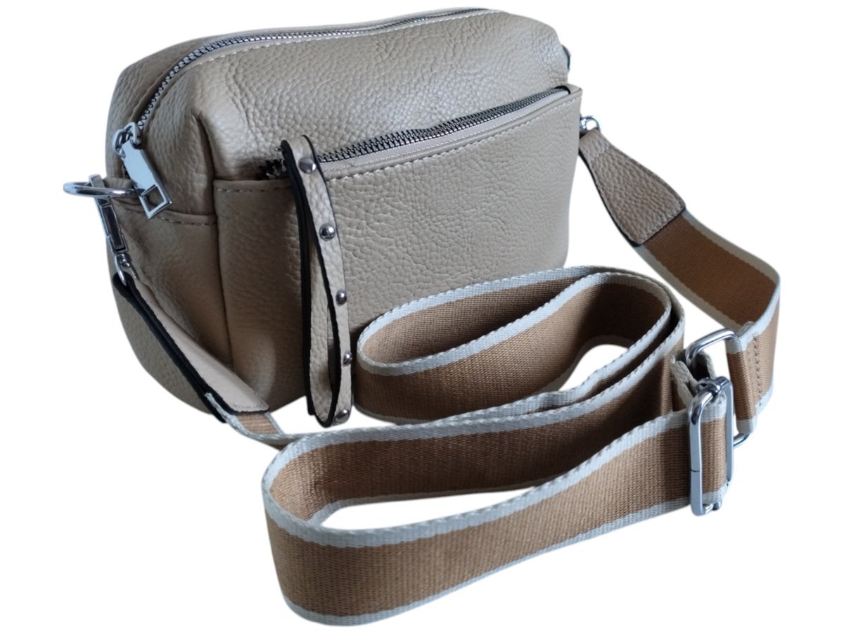 Torebka Damska, Modna Mała Listonoszka Na Ramię, Kolor Różowy, Miejska