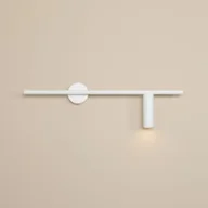 Lampy ścienne - Trevo Prawy kinkiet 1-punktowy biały 1104C_2 - miniaturka - grafika 1