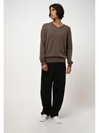 Swetry męskie - AUTHENTIC CASHMERE Kaszmirowy sweter "Agel" w kolorze brązowym - miniaturka - grafika 1