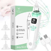 Aspiratory do nosa - ASPIRATOR ELEKTRYCZNY DO NOSA USZU ODCIĄGACZ ODKURZACZ GRUSZKANA KATAR KATAREK REGULACJA MOCY - miniaturka - grafika 1