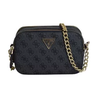 Torebki damskie - Torebka damska na ramię listonoszka Guess Noelle Crossbody Camera Coal Logo Czarna  - BG7879140-CLO - miniaturka - grafika 1