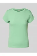Koszulki i topy damskie - T-shirt o kroju regular fit z mieszanki bawełny i elastanu - Pepe Jeans - miniaturka - grafika 1