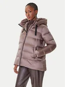 Kurtki damskie - Bomboogie Kurtka puchowa Rome GW6012TDLC5 Brązowy Regular Fit - miniaturka - grafika 1