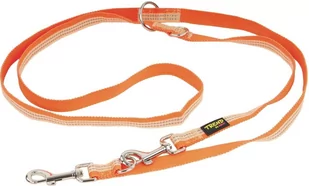 Haas F1 Team przepinana Trend Stripe 15mm Pomarańcz - Smycze dla psów - miniaturka - grafika 1