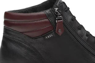 Botki AXEL Comfort 4356 H Czarne na zamek na Haluksy Kosela Medic 9356, - Botki damskie - miniaturka - grafika 5