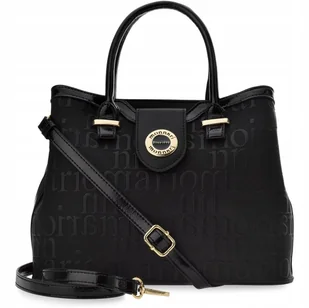Damska Torba Monnari Elegancka Torebka Sztywny Duży Kuferek Logo Shopper - Torebki damskie - miniaturka - grafika 1