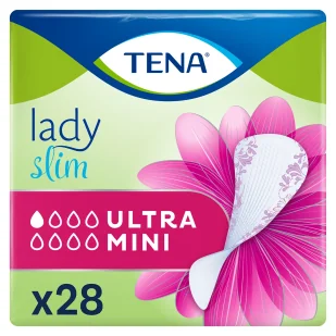 Wkładki Anatomiczne TENA Lady Mini Ultra na nietrzymanie moczu, 28 sztuk - Wkładki higieniczne - miniaturka - grafika 4