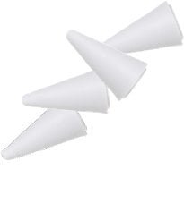 Tucano Pencil replacement nibs, 4 pcs, white MA-STYTIP-W