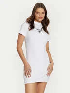 Sukienki - Guess Sukienka codzienna V4YK02 KCDH1 Biały Slim Fit - miniaturka - grafika 1