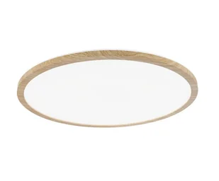Plafon okrągły ATRIA Wood 420mm LED 22W 3000K IP44 - drewno - Lampy sufitowe - miniaturka - grafika 1