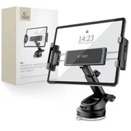 Akcesoria do tabletów i e-booków - Uchwyt na tablet TECH-PROTECT V4 Universal Windshield & Dashboard Czarny - miniaturka - grafika 1