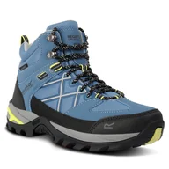 Buty trekkingowe damskie - Trekkingi Regatta LdySamarisIIIBoot RWF834 Coronet Blue / Lime punch 2MX - miniaturka - grafika 1