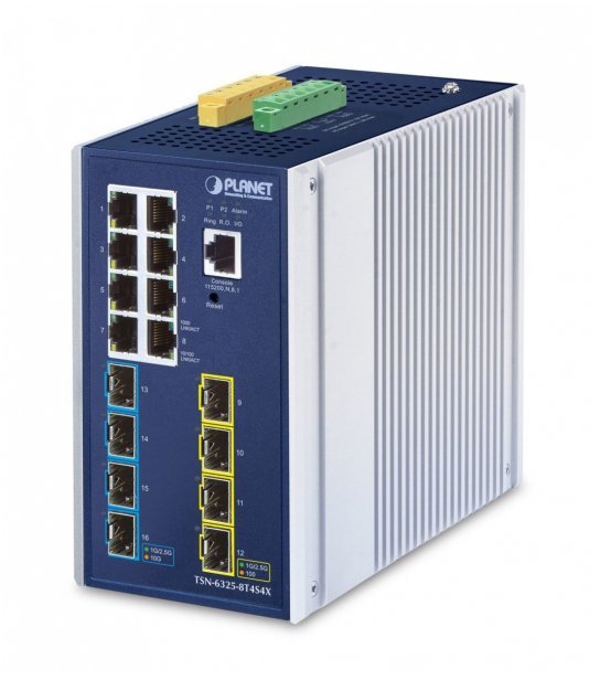 Switch Planet Planet Tsn-6325-8T4S4X Ip30 Din-Rail Industrial L3 TSN63258T4S4X