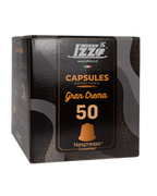 Kawa w kapsułkach i saszetkach - Izzo Nespresso Gran Crema 50 kapsułek - miniaturka - grafika 1