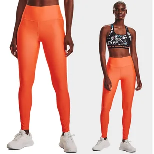 Legginsy treningowe damskie UNDER ARMOUR szybkoschnące termoaktywne - Spodnie sportowe damskie - miniaturka - grafika 1