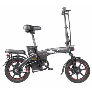 DYU Rower elektryczny A5 Czarny - Rowery elektryczne - miniaturka - grafika 1