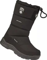 Buty trekkingowe dziecięce - American Club Zimowe buty dziecięce wysokie śniegowce American Club CSN48/24BL czarne 35 - miniaturka - grafika 1