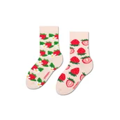 Skarpetki dla dzieci - Kolorowe skarpetki dla dzieci w truskawki r.30-35 - mixTURY Truskawkowe - miniaturka - grafika 1
