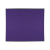 Tablice i flipcharty - ekoTAB Tablica tekstylna ekoTAB w aluminiowej ramie 120 x 90 cm, fioletowa 535107 - miniaturka - grafika 1
