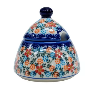 Ceramiczna cukiernica BEL Ceramika Bolesławiec - Cukiernice - miniaturka - grafika 1