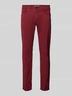 Spodnie męskie - Chinosy o kroju tapered fit z 5 kieszeniami model ‘Lyon’ - miniaturka - grafika 1