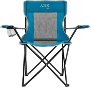 NC3302 KRZESŁO TURYSTYCZNE NIEBIESKO-SZARY NILS CAMP - Fotele i krzesła ogrodowe - miniaturka - grafika 1