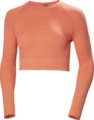 Koszulki i topy damskie - Helly Hansen Helly Hansen damska koszulka W ALLURE SEAMLESS CROP LS TOP 53939 284 M - miniaturka - grafika 1