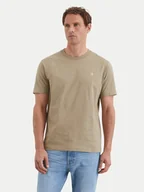Koszulki męskie - Marc O'Polo T-Shirt 522 2012 51054 Beżowy Regular Fit - miniaturka - grafika 1