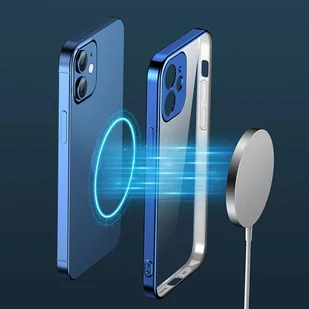 Joyroom New Beauty Series ultra cienkie przezroczyste etui z metaliczną ramką do iPhone 12 Pro Max złoty (JR-BP744) - Etui i futerały do telefonów - miniaturka - grafika 8