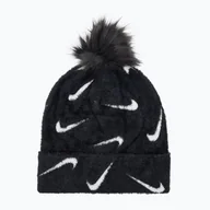Czapki damskie - Czapka zimowa dziecięca Nike Peak black/photon dust WYSYŁKA W 24H 30 DNI NA ZWROT - miniaturka - grafika 1