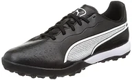 Piłka nożna - PUMA Unisex King Match Tt Buty piłkarskie, Czarna puma, biała puma, 48.5 EU - miniaturka - grafika 1