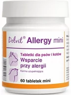 Suplementy i witaminy dla psów - Dolfos Dolvit Allergy mini 60 tabletek 22183-uniw - miniaturka - grafika 1