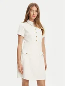 Sukienki - Guess Sukienka dzianinowa W5YK18 KCXO2 Écru Regular Fit - miniaturka - grafika 1