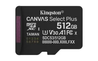 Karty pamięci - Kingston Technology Canvas Select Plus Gen3 512 GB MicroSDXC UHS-I Klasa 10 SDCS3/512GBSP - miniaturka - grafika 1