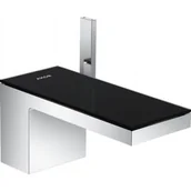 Baterie umywalkowe - Hansgrohe 47010600 MyEdition Jednouchwytowa bateria umywalkowa 70 z kpl odp$159ywowym Push-Open chrome black glass - miniaturka - grafika 1