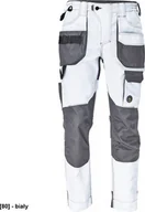 Odzież robocza - CERVA DAYBORO spodnie - męskie spodnie robocze, odblaskowe elementy, 100 % TRIFIBETEX - biały 48 - miniaturka - grafika 1