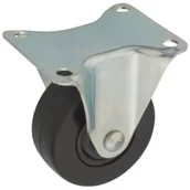 Zawiasy, okucia i inne akcesoria - Zestaw z kołem 50 mm/30 kg, płyta stała - miniaturka - grafika 1