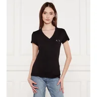 Koszulki i topy damskie - Armani Exchange T-shirt Slim Fit - miniaturka - grafika 1