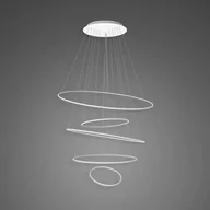 Lampy sufitowe - Altavola Design Lampa wisząca Lampa wisząca Ledowe okręgi No.5 150 cm 3k biała ściemnialna LA085/P_150_in_3k_white_dimm - miniaturka - grafika 1