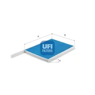 Filtry kabinowe - Filtr, wentylacja przestrzeni pasażerskiej UFI Filtry 34.233.00 - miniaturka - grafika 1
