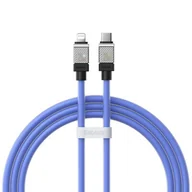 Kable - Kabel szybko ładujący Baseus USB-C do Lightning CoolPlay Series 20W 1m (fioletowy) - miniaturka - grafika 1