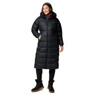 Płaszcze damskie - Damski Płaszcz pikowany zimowy COLUMBIA W PIKE LAKE II LONG JACKET 2051351011 – Czarny - miniaturka - grafika 1