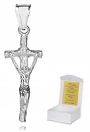 Biżuteria dla dzieci - 925 Srebrny Krzyżyk Katolicki 925 1,34g 3,2cm K19 - miniaturka - grafika 1