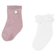 Skarpetki dla dzieci - Zestaw 2 par wysokich skarpet dziecięcych Mayoral 10655 Kolorowy - miniaturka - grafika 1