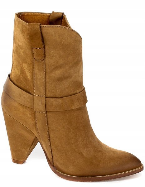 Rude botki damskie CARINII B4835-793 skóra zamszowa r.38