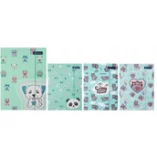 Teczki i skoroszyty - Teczka z gumką A4 PASTEL ANIMALS 108024001 ASTRA - miniaturka - grafika 1