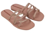 Klapki i japonki damskie - IPANEMA Solar Glow Slide AD, japonki damskie, brokat, 38 EU, Brokat, 38 EU - miniaturka - grafika 1