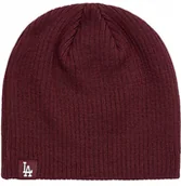 Czapki damskie - New Era Skully Los Angeles Dodgers Hat 60691106 Bordowe One size - miniaturka - grafika 1