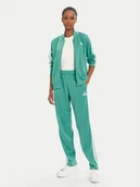 Dresy damskie - adidas Dres Essentials 3-Stripes JD2687 Zielony Regular Fit - miniaturka - grafika 1